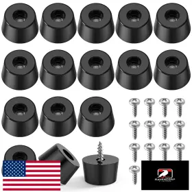 B0cywqkc1d Ancable 16-pack Cutting Board Feet Non-slip Rubber Bumpers Kit With Screws