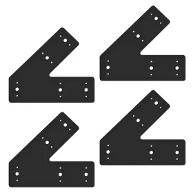B0cqc522jm Andorm 4pcs 10x3 45 Angle Steel Flat Plate Pergola Bracket Heavy Duty