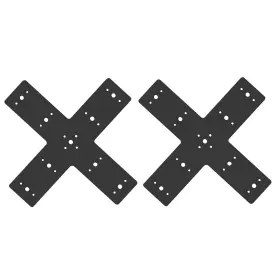 B0cqchh7r3 Andorm 2pcs 14x14 Cross Mending Plate Heavy Duty 4x4 6x6 Lumber Truss Framing