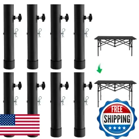 B0fjxv4h6h Andorm 8 Pack Folding Table Leg Extenders Metal Steel Risers For Tables