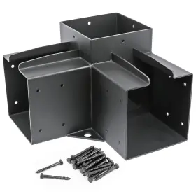 7.33278e Antsky 11 4 Pack Stainless Steel 3-way Right Angle Corner Brackets With Screws For