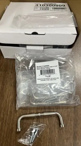 320300809 Anvil Mark 310300809 3-1/2 Inch Drawer Pullsatin Nickel 5- Bags Total Of 25 Handles