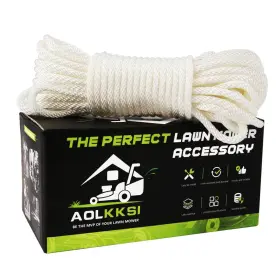 Aolkksi 761709205430 1 Pack 3.5 Mm 10 Meters Lawn Mower Pull Start Cord Replacement Recoil Starte