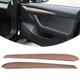 Aotumcer 20240618ldcnvndhugy Car Door Panel Trim Cover Protection Window Armrest Pearwood Grain Wrap A