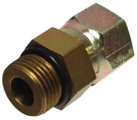 39005775 Apache Hydraulic Adapter 1/2- Inch Male 0-ring X 3/8- Fp Swivel -