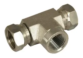 39035915 Apache .5- Inch Female Pipex.5- Pipe T Fitting Swivel Hydraulic Adapter -390359