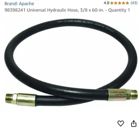 98398241 Apache Universal Hydraulic Hose 3/8 X 60- Inch -98398241