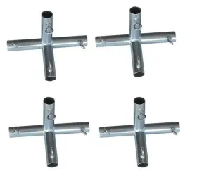 77290 Apex Flat Roof Fitting Connector 1 Inch F4 Galvanized Carbon Steel 4-pack