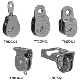 T7550401 Apex 5 Pack - Pulley Fixed Eye Heavy-duty Steel 1.5- Inch
