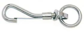 T7606301 Apex Tools Group Llc 10 Pack - Swivel Spring Snap Round Eye Zinc Finish 3/4- Inch -t7606301