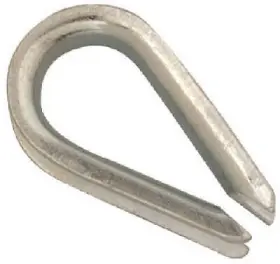 T7670669 Apex Tools Group Llc 10 Pack Wire Rope Thimble Galvanized 5/8- Inch
