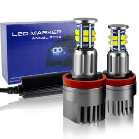 Apmat H8/e92 H8 Led Angel Eyes Halo Bulb Light Compatible For Bmw E90 E92 E70 E71 E82 E89