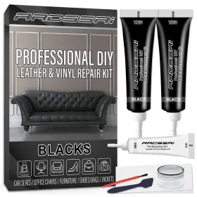 Rmb09732 Arcssai Black Leather Repair Kit For Furniture Gray And Car Interior Ca