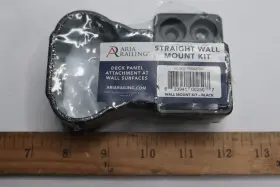 Am19100b Aria Railing Straight Wall Mount Kit Black