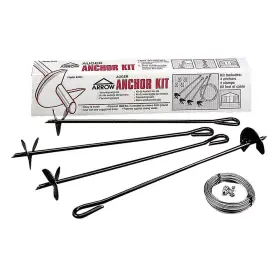 Arrow Sheds 026862100030 Concrete Anchor Kit Clips And Shields Grey