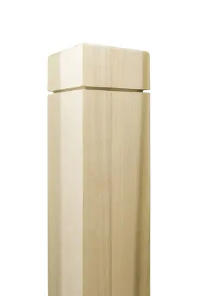 300n Ascension Stair Parts 084282479969 Square Newel Post Poplar - 3 Inch X 48 Premium Hardwood Staircase Pos