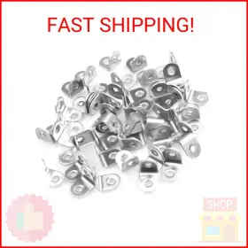 Aselected 667797869663 Stainless Steel L Shaped Bracket 90 Angle Corner Brace Fastener 20x20x16mm S
