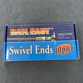 C0981-s104 Atlantis Rail Easy Flat Swivel Terminating End 10-pack For Cable