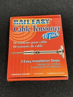 C0981-1004 Atlantis Rail System Easy Cable Stainless Turnbuckle Tensioner 10 Pack