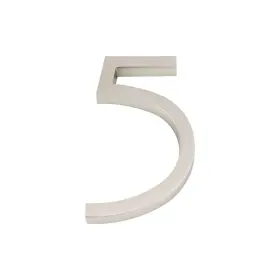 Avn5-l-brn Atlas Modern Avalon 6 Inch H Floating Mount House Number Brushed Nickel