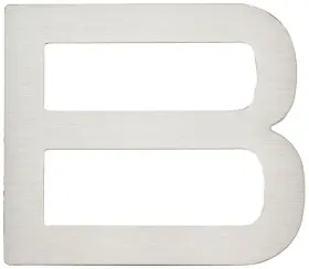 Atlas Homewares 782808618945 Pgnb Stainless Steel Paragon Address Letter B