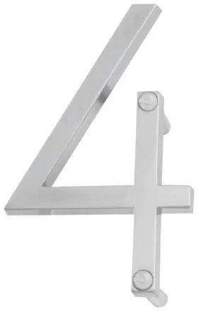 Avn4-brn Atlas Homewares Avn4 Modern Avalon Address Number 4