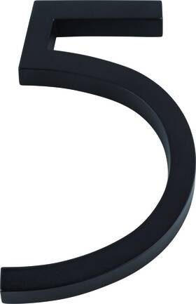 Avn5-l-bl Atlas Homewares Modern Avalon #5 Large C-c - Matte Black