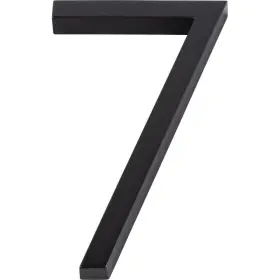 Avn7-l-bl Atlas Homewares Avn7-l Modern Avalon 6 Inch Tall Address House - Black