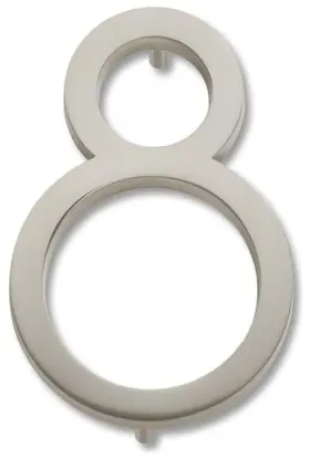 Avn8-brn Atlas Homewares Avn8 Modern Avalon Address Number 8