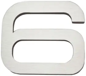 Pgn6-ss Atlas Homewares Pgn6 Stainless Steel Paragon Address Number 6