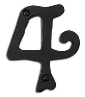 Scn4l-bl Atlas Homewares Scn4l Black Limited Editions Address Number 4