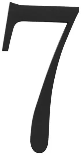 Trn7-bl Atlas Homewares Trn7 Black Traditionalist Address Number 7