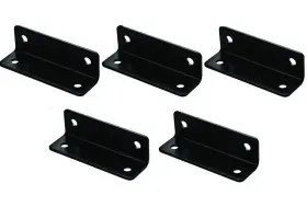 N351-484  Attribute Brand 5-pack National Heavy Duty Wide Corner Brace In Black
