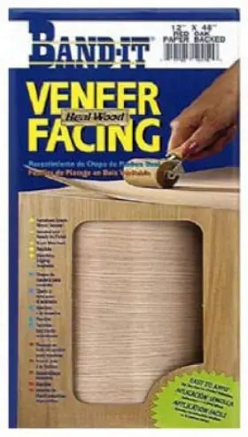 12421 Band-it Red Oak Iron-on Real Wood Veneer Facing 12-inch X 48-inch -