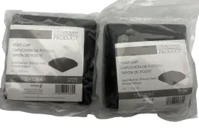 73041364 Barrette Aged Bronze Post Cap 4.25 Inch 4 1/4 X Two Pack