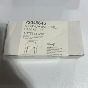 73045645 Barrette Rail Level Bracket Kit Aluminum Matte Black Finish Genuine Oem