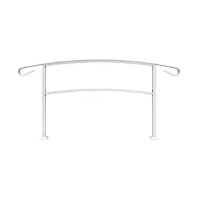 73021939 Barrette Outdoor Living Rail Kit 73.38 Inch X37.5 Handirail White 5-step Aluminum