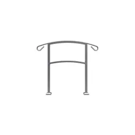73021940 Barrette Outdoor Living Rail Kit 3-step 37 Inch H X 47.75 W Aluminum In Aged Bronze