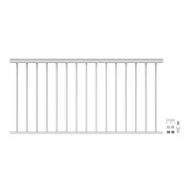 73043039 Barrette Outdoor Living Versarail Classic 6 Ft. X 36 Inch White Aluminum Rail Kit