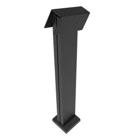 73053492 Barrette Outdoor Living Elevation Stair Line Post Metal In Aluminum Matte Black