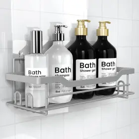 Sc2401 Bathdesign Shower Caddy Shelves Organizer Single Pack No Drilling Wall Mount... Fast Ship