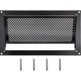 Fhtfkhs-16 Bentism Crawl Space Flood Vent Zinc-coated Steel Black Wall Mounted 8 In