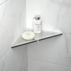B0bg224jrx Bernkot 12 Inch Corner Shower Shelf 304 Stainless Steel Brushed Recessed Bathroom