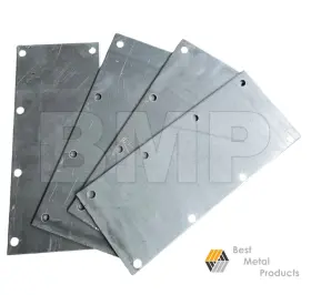 1300401 Best Metal Products Bmp Mending Plates 11.8 Inch X5 Set Of 4 6 Gauge Galvanized Steel Repair Brack -