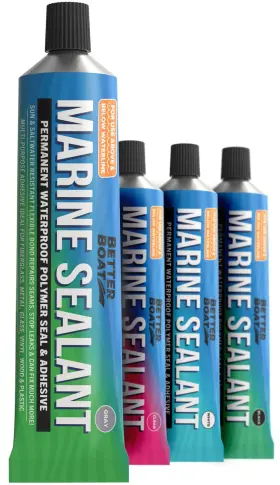 Bb-3slnt-gry Better Boat Marine Sealant And Adhesive Waterproof Grade Caulk 3 Oz Gray