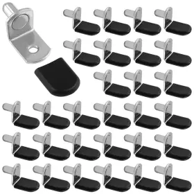 Qy211124-0021 Biaungdo 30 Pcs Shelf Pins 1/4 Inch L-shaped Support Pegs With Rubber Slee