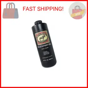 Bickmore 751241000211 100% Pure Neatsfoot Oil 32 Oz - Leather Conditioner And Wood Finish
