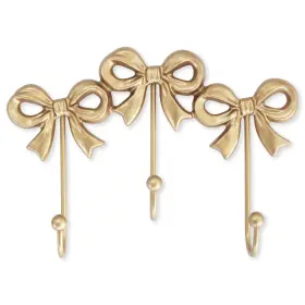 B0dlgz9p67 Bitalye Small Bow Wall Hooks Gold Cast Iron Mounted Antique For Coats Bags To