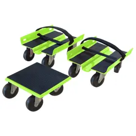 808025 Black Bull 1 500 Lbs. Steel Snowmobile Dolly Set
