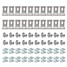 1010 Blccloy 796862232535 20sets 10 Extrusion Brackets 1 Inch X Series Aluminum Profiles